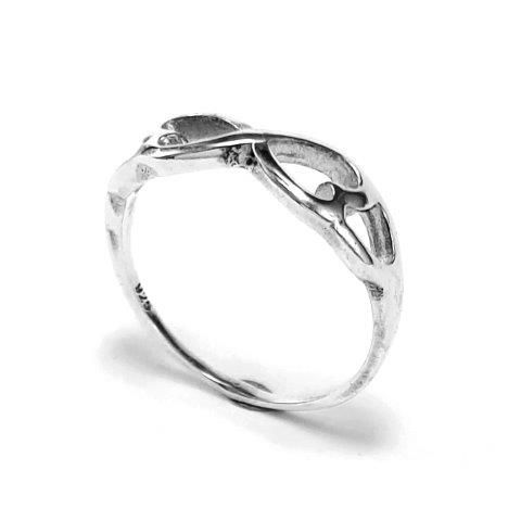 Sterling Heart Infinity Ring - GLE-Good Living Essentials