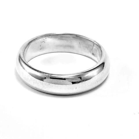 Plain Sterling Silver Women's Wedding Ring Sets
